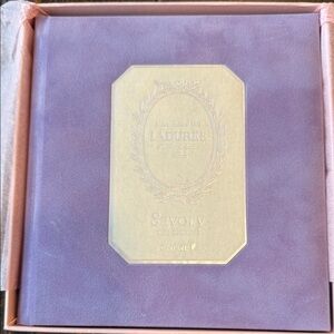 Savory Recipes Book in Purple